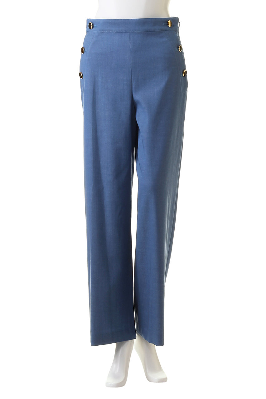 allureville(アルアバイル)｜デニムライクマリンパンツ/ホワイト の