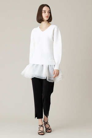 アルアバイル/allurevilleの【Loulou Willoughby】フリリードッキングチュニックワンピース(110500/110505)