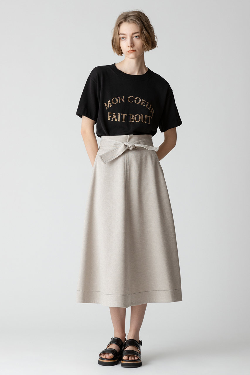 allureville / アルアバイル バイヤスフレアスカート（サイドタック  