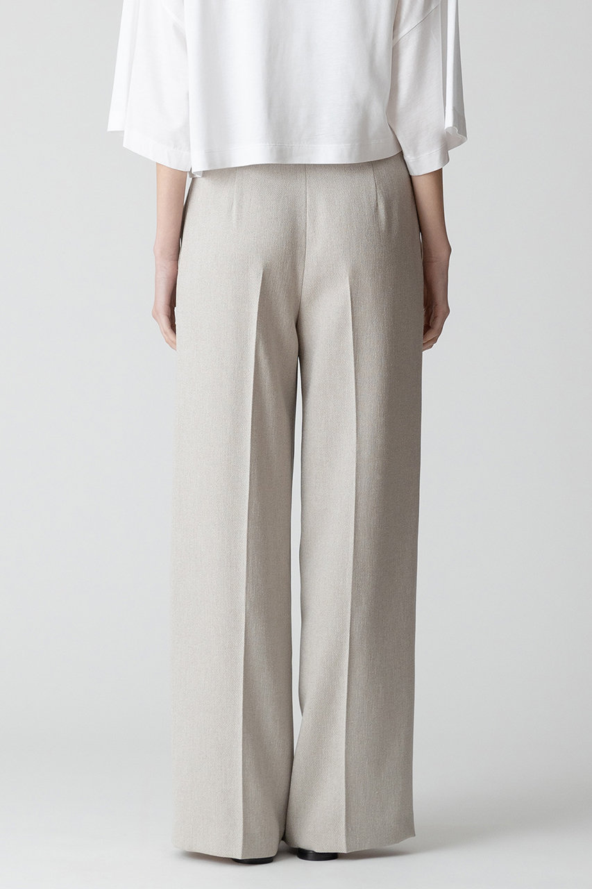 allureville(アルアバイル)｜アサチョウカルゼワイドパンツ/ベージュ