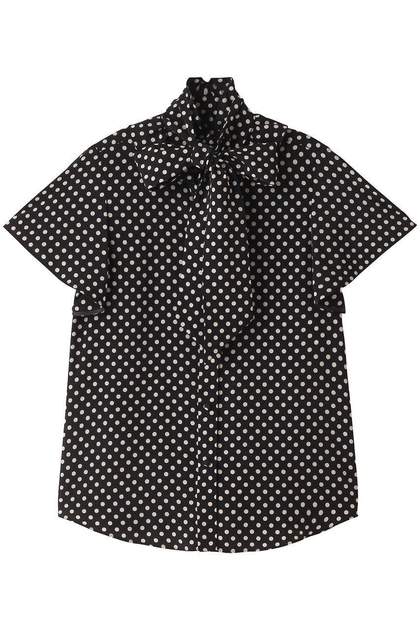 allureville 【Loulou Willoughby】デシンドットフレアスリーブBL A (ブラック, 2) アルアバイル ELLE SHOP allureville 【Loulou Willoughby】デシンドットフレアスリーブBL A (ブラック, 2) アルアバイル ELLE SHOP