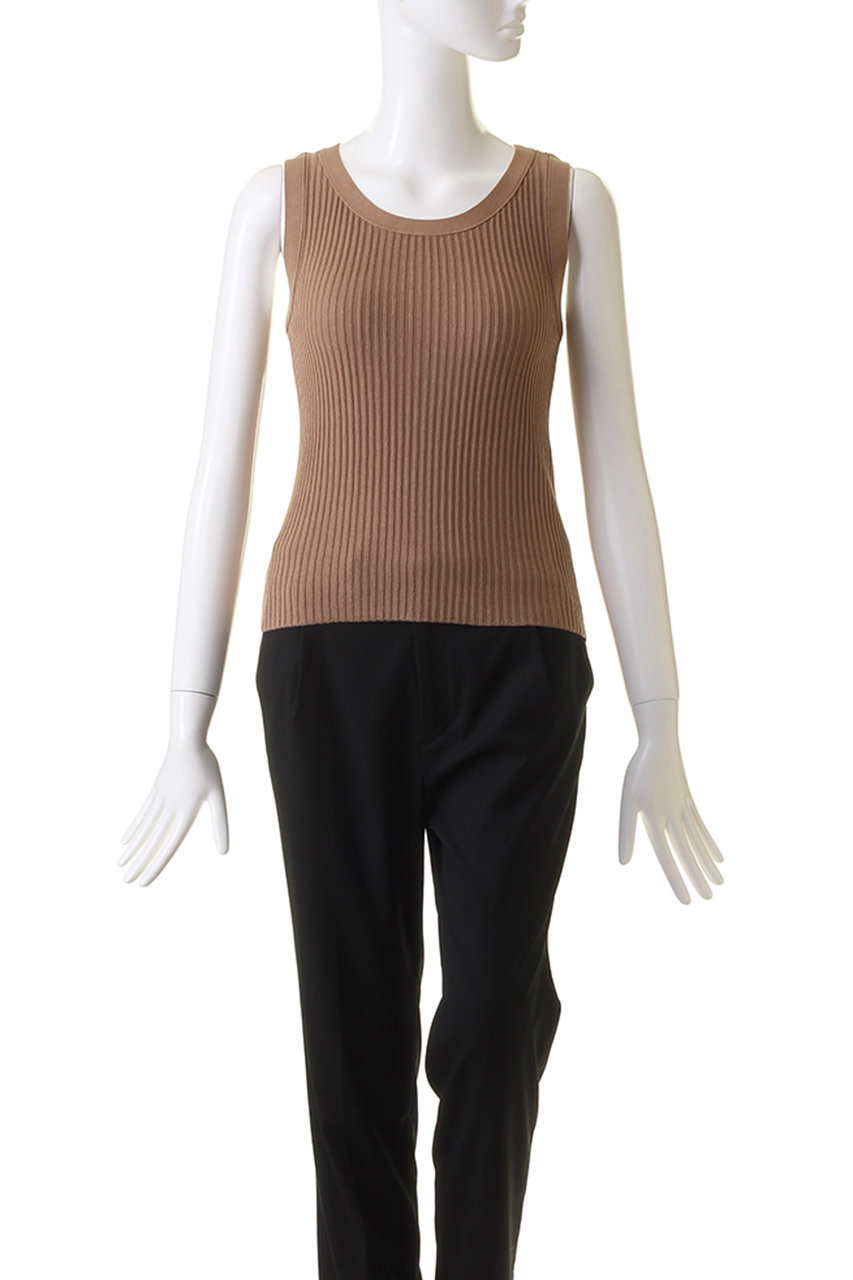 allureville / アルアバイル ◇ 2WAY RIB TANK allureville(アルアバイル)｜2WAY RIB TANK/オフホワイト の通販