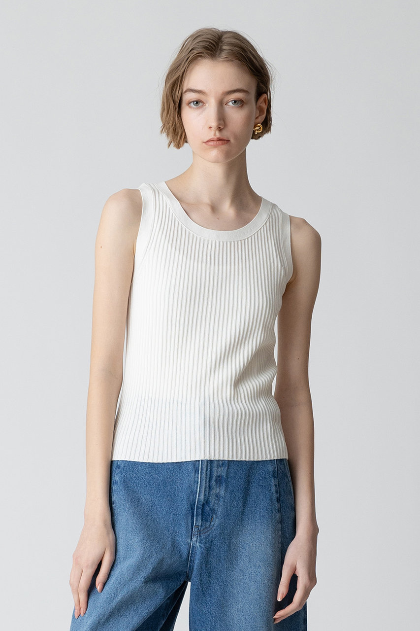 allureville / アルアバイル ◇ 2WAY RIB TANK ◇ 2WAY RIB TANK|allureville OFFICIAL SITE / ONLINE SHOP