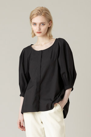 アルアバイル/allurevilleの【Loulou Willoughby】タックスリーブブラウス(110400/110402)