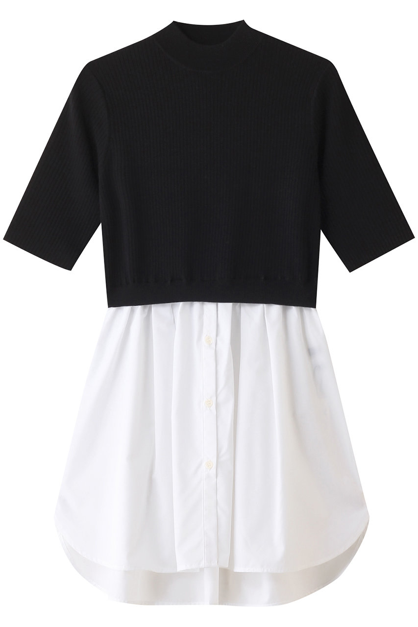 アルアバイル/allurevilleのシャツドッキングプルオーバー(ブラック/20241016360-96-020)