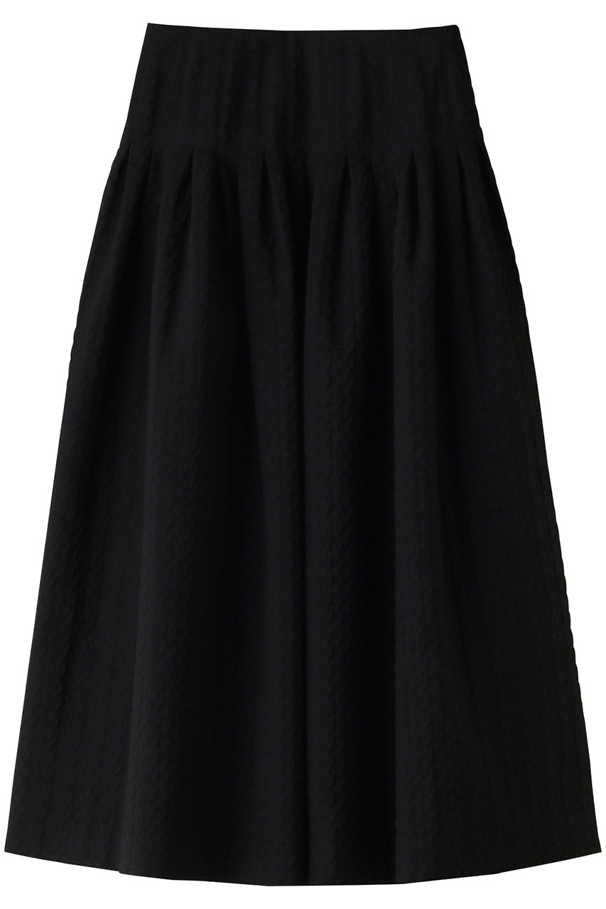 allureville ラメジャガードスカート (ブラック, 2) アルアバイル ELLE SHOP