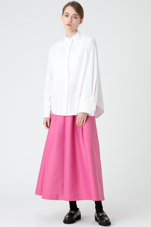 アルアバイル/allurevilleの【LOULOU WILLOUGHBY】ジップアップタックスカート(110700/110703)