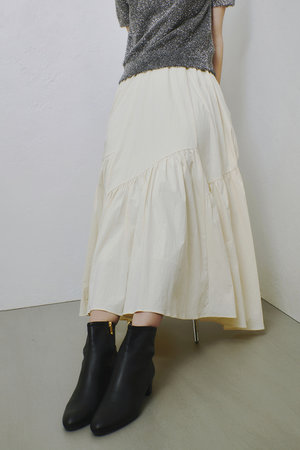 アルアバイル/allurevilleのバイヤス切替ギャザースカート A(110700/110703)
