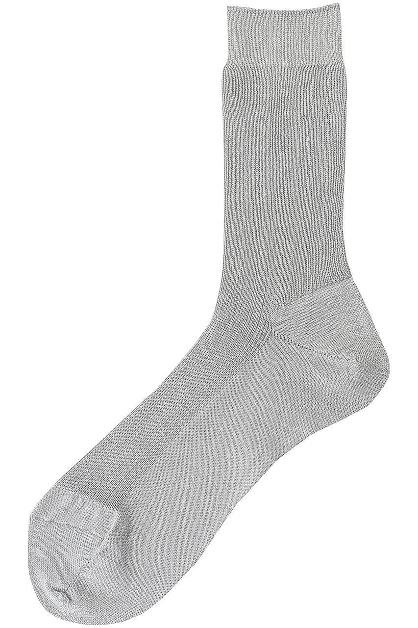 アルアバイル/allurevilleの【MARCOMONDE】GLITTER RIBBED SOCKS(シルバー/22242259040-96-770)