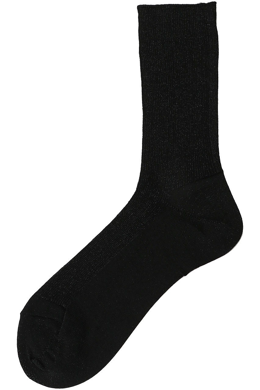 アルアバイル/allurevilleの【MARCOMONDE】GLITTER RIBBED SOCKS(ブラック/22242259040-96-770)