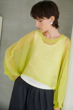 アルアバイル/allurevilleのドライモヘヤメッシュプルオーバー(110300/110301)