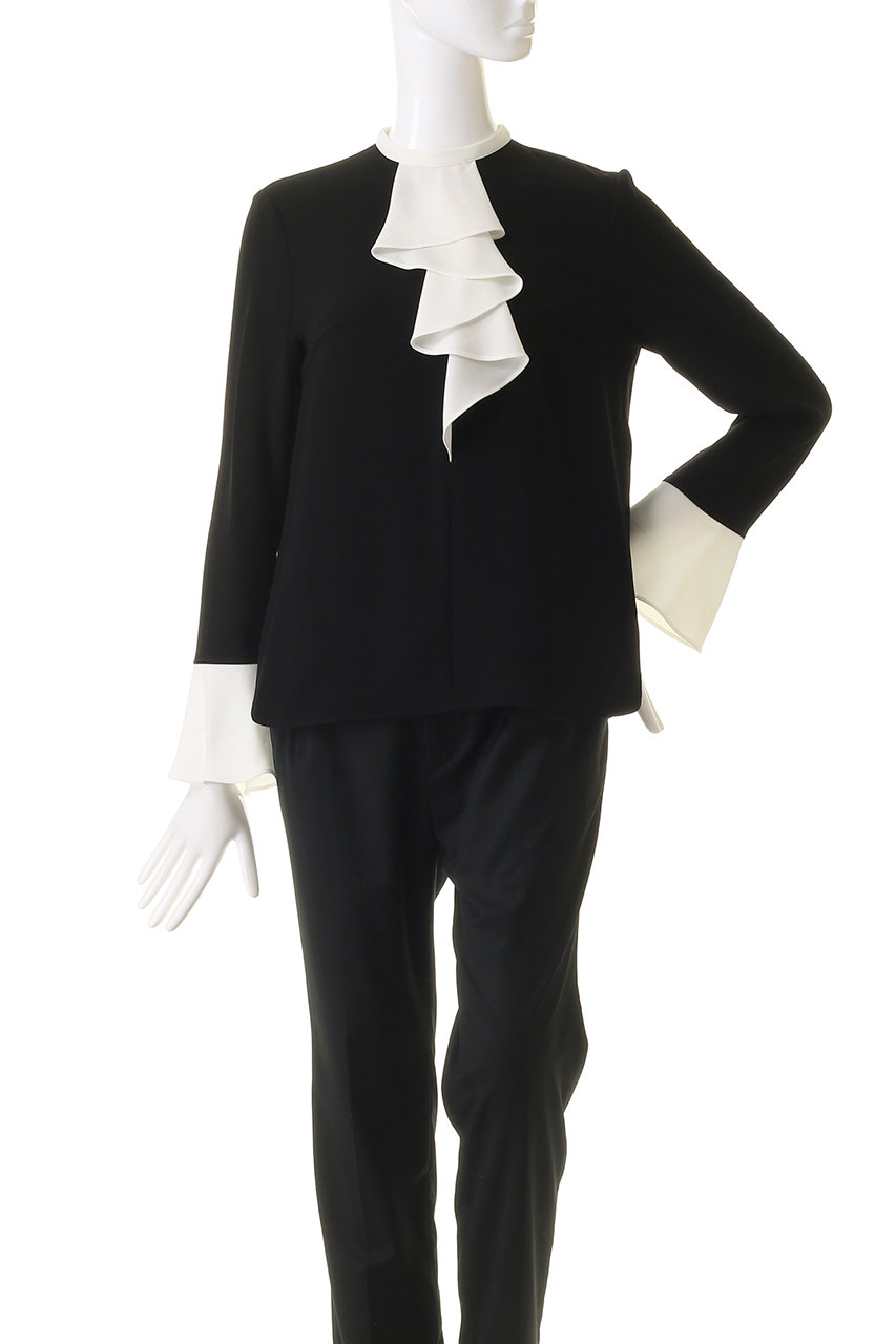 アルアバイルルルウィルビー ラッフルスタンドブラウス