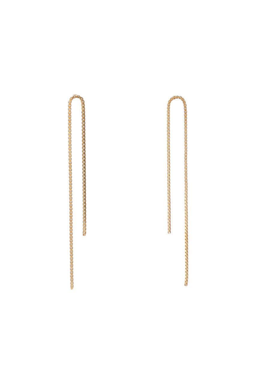 アルアバイル/allurevilleの【SD】 FINE EARRINGS FRINGE CUBIC NO1(ゴールド/22242253080-30-770)