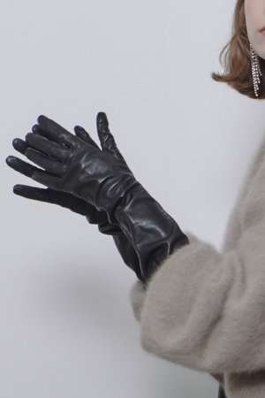 【ITALGUANTO】LEATHER LONG GLOVES