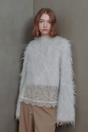 アルアバイル/allurevilleのミンクファーボトルネックプルオーバー(110300/110301)