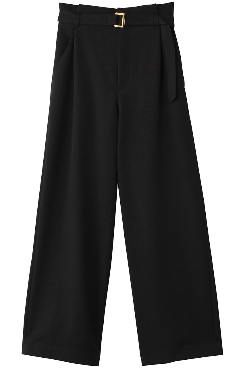 allureville ウールライクフランネルヨークレスパンツ (ブラック, 1) アルアバイル ELLE SHOP allureville ウールライクフランネルヨークレスパンツ (ブラック, 1) アルアバイル ELLE SHOP