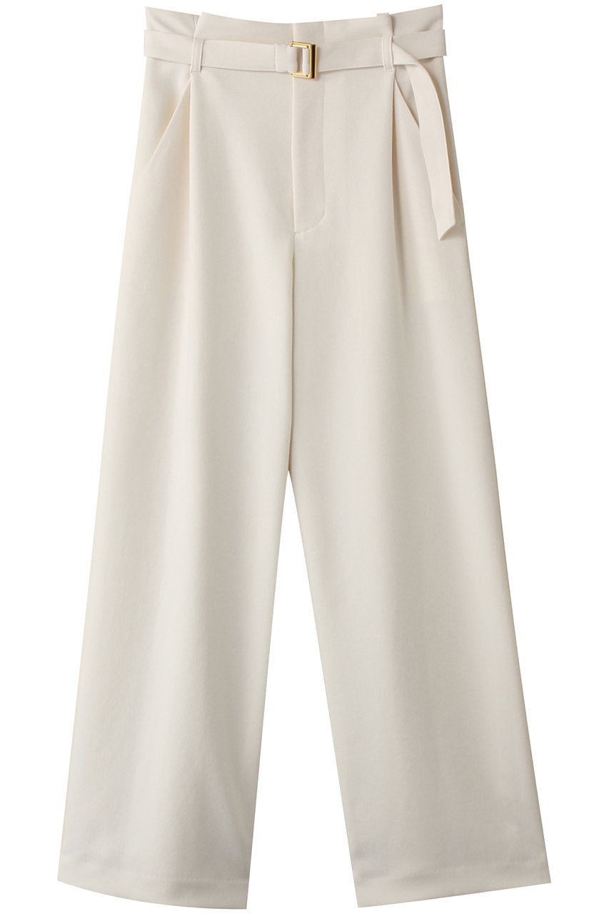 allureville ウールライクフランネルヨークレスパンツ (オフホワイト, F) アルアバイル ELLE SHOP allureville ウールライクフランネルヨークレスパンツ (オフホワイト, F) アルアバイル ELLE SHOP