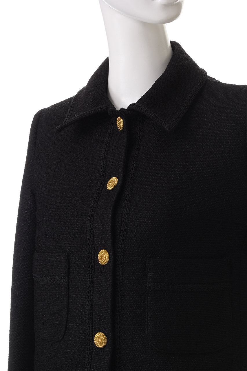 ST. JOHN COLLECTION ステンカラージャケット 金ボタン ST. JOHN COLLECTION ステンカラージャケット 金ボタン