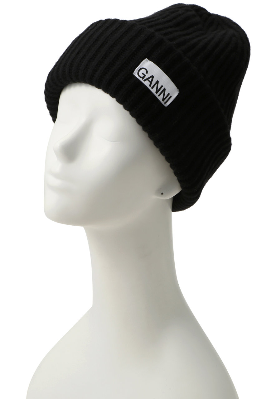 allureville(アルアバイル)｜【GANNI】STRUCTURED RIB BEANIE/ベージュ