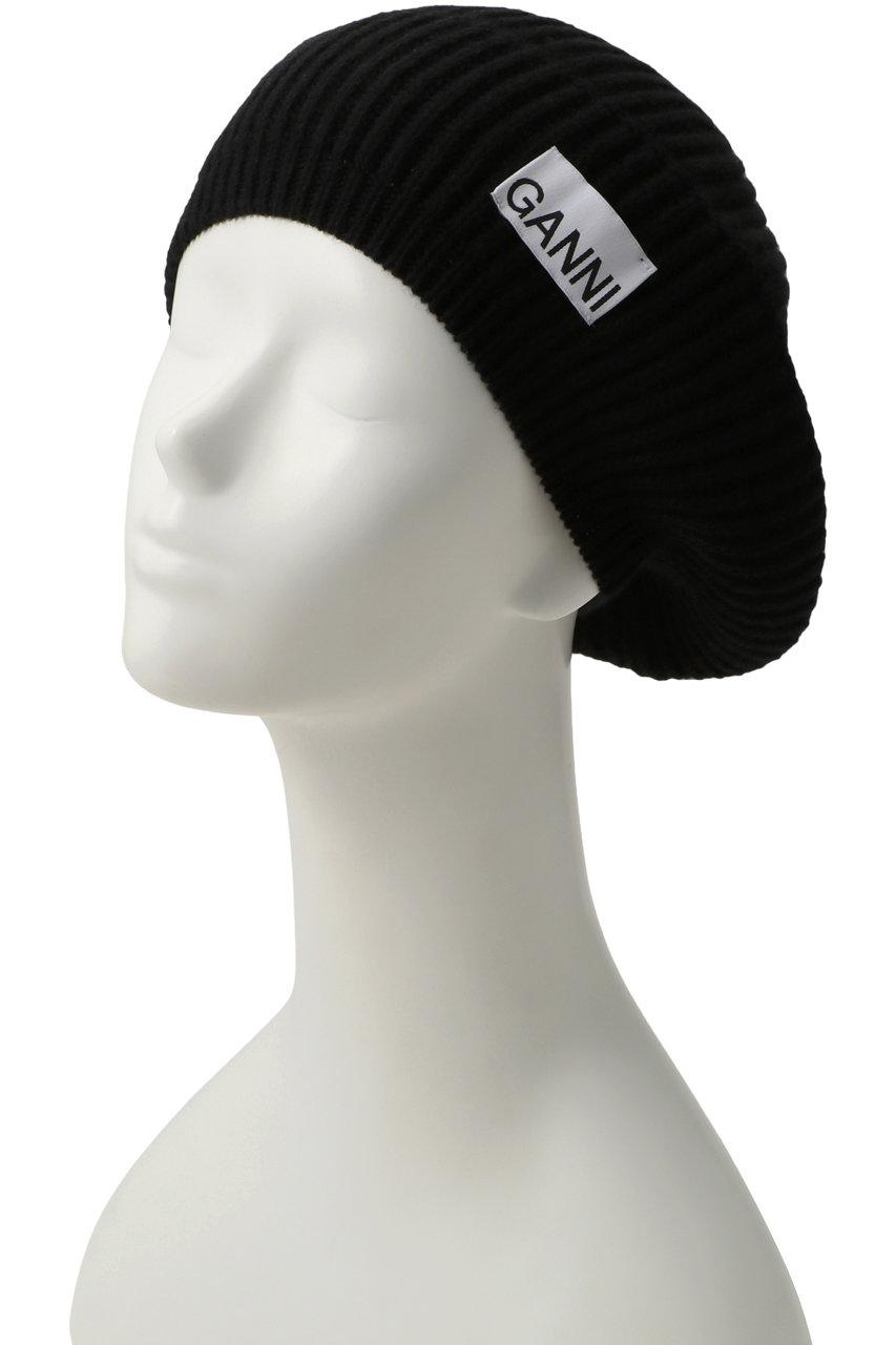 allureville(アルアバイル)｜【GANNI】STRUCTURED RIB BERET