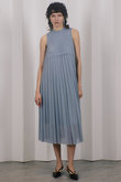オーガンジートリコットプリーツワンピース