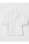 【予約販売】【LOULOU WILLOUGHBY】コサージュシャツ アルアバイル/allureville ホワイト