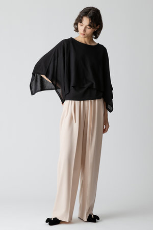 アルアバイル/allurevilleのギャバタックモダンワイドパンツ(110600/110601)