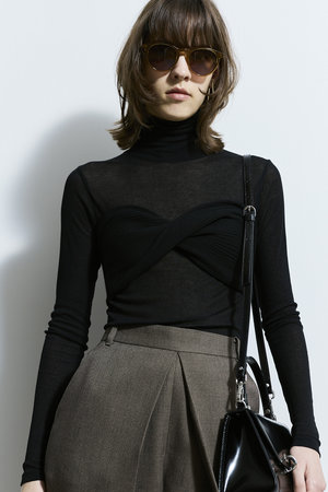 アルアバイル/allurevilleのシアーテレコプルオーバー(110100/110103)