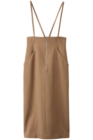 アルアバイル/allurevilleのフロントジップサスペンダースカート(110700/110703)