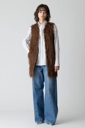 アルアバイル/allurevilleのイエティシャギーニットジレ(110800/110806)