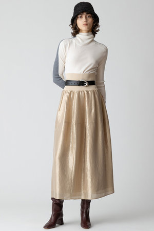 アルアバイル/allurevilleのブライトカールマイヤー2WAYスカート(110700/110703)