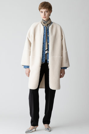 allureville ⚫️アルアバイル ⚫️ウールMIXボアPコート allureville