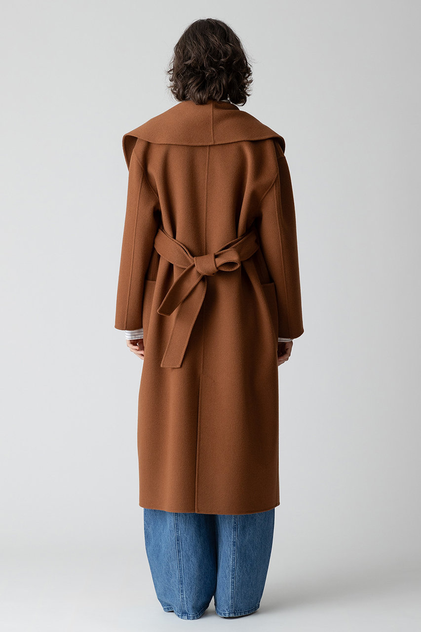 allureville(アルアバイル)｜カシミヤ混リバービックショールコート