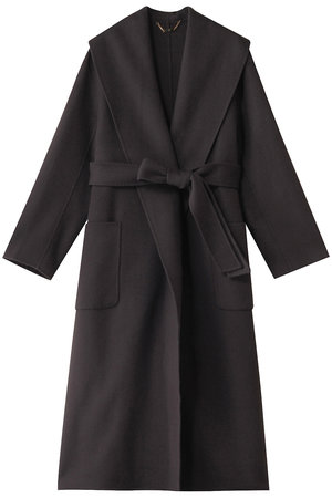 アルアバイル/allurevilleのカシミヤ混リバービックショールコート(110900/110903)