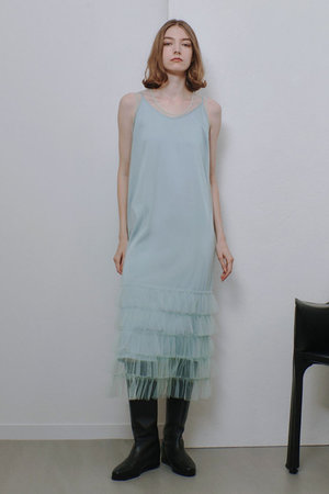 アルアバイル/allurevilleのチュールフリルティアードワンピース(110500/110503)