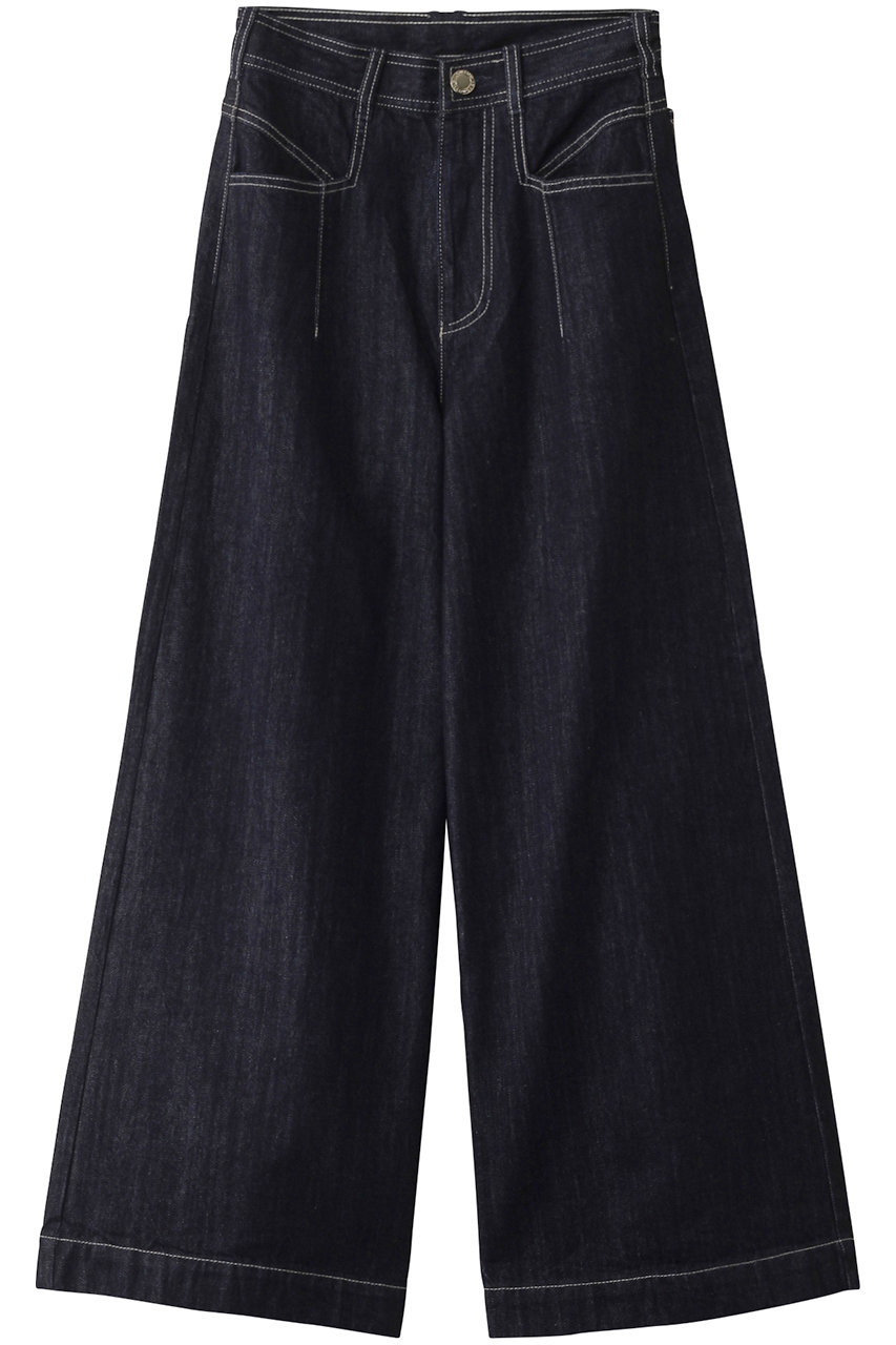 allureville 【Loulou Willoughby】デニムバギーパンツ A (インディゴ, 2) アルアバイル ELLE SHOP allureville 【Loulou Willoughby】デニムバギーパンツ A (インディゴ, 2) アルアバイル ELLE SHOP