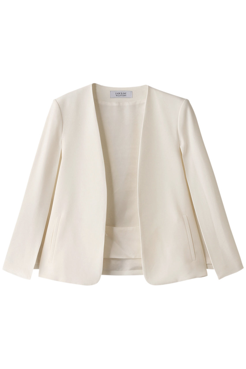 allureville 【Loulou Willoughby】リトルブラックケープJK A (オフホワイト, 1) アルアバイル ELLE SHOP allureville 【Loulou Willoughby】リトルブラックケープJK A (オフホワイト, 1) アルアバイル ELLE SHOP