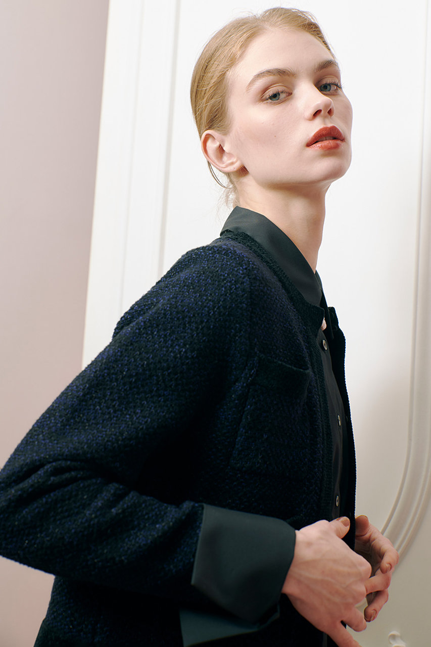 allureville(アルアバイル)｜【Loulou Willoughby】ツィードニット