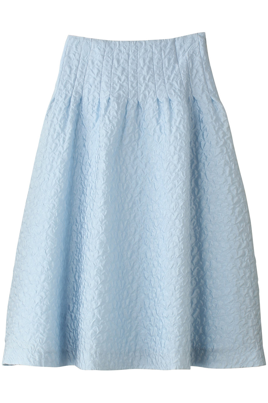 allureville フクレJQタックスカート (サックス, 1) アルアバイル ELLE SHOP allureville フクレJQタックスカート (サックス, 1) アルアバイル ELLE SHOP