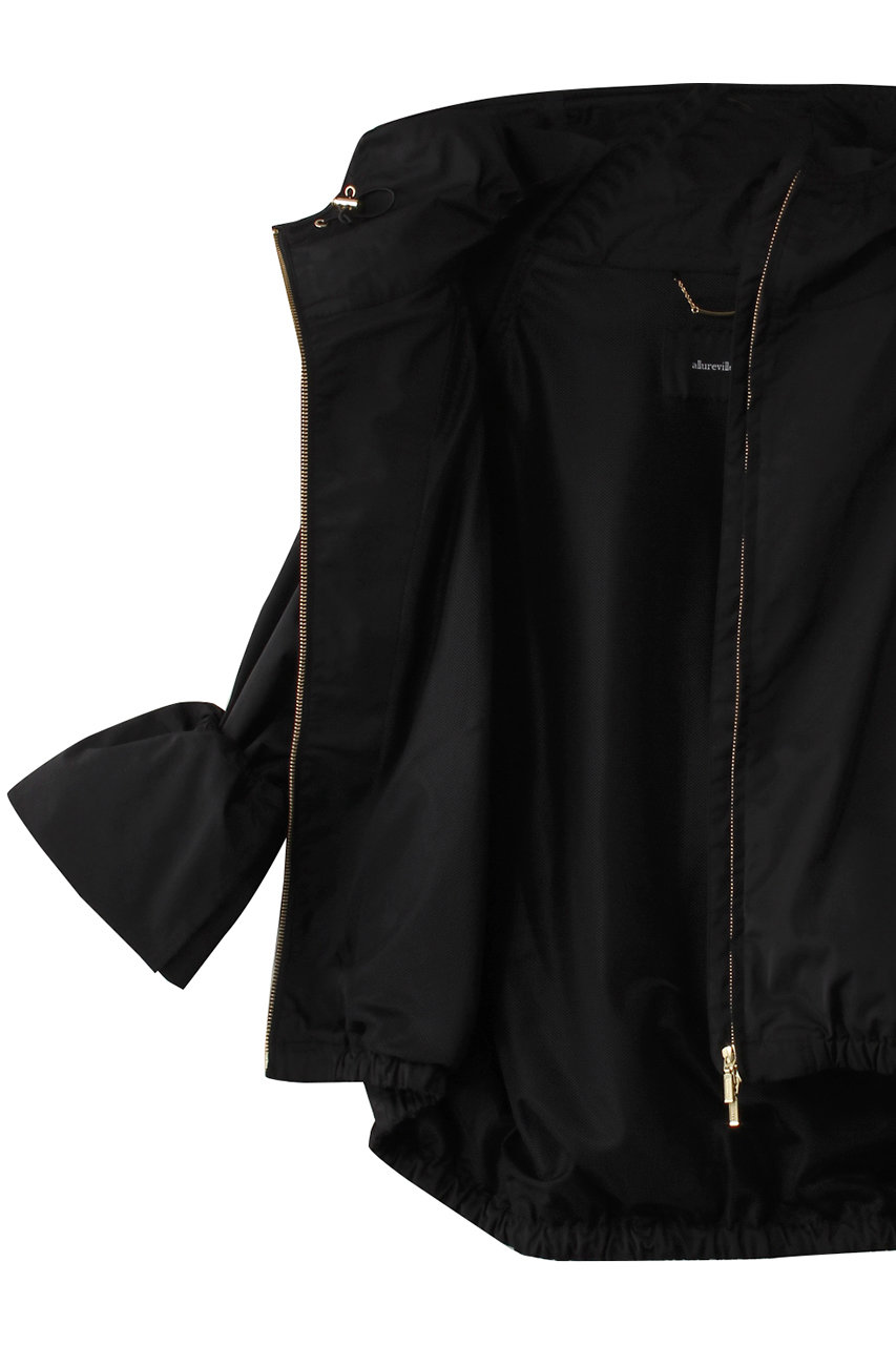 allureville(アルアバイル)｜ミドルフーディーブルゾン/ベージュ の