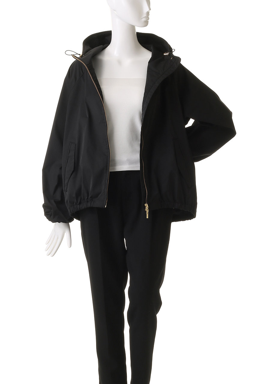 allureville(アルアバイル)｜ミドルフーディーブルゾン/ベージュ の