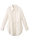 【Loulou Willoughby】ビッグカラーロングシャツ アルアバイル/allureville ホワイト