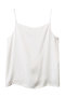 【Loulou Willoughby】サテンキャミソール A アルアバイル/allureville ホワイト
