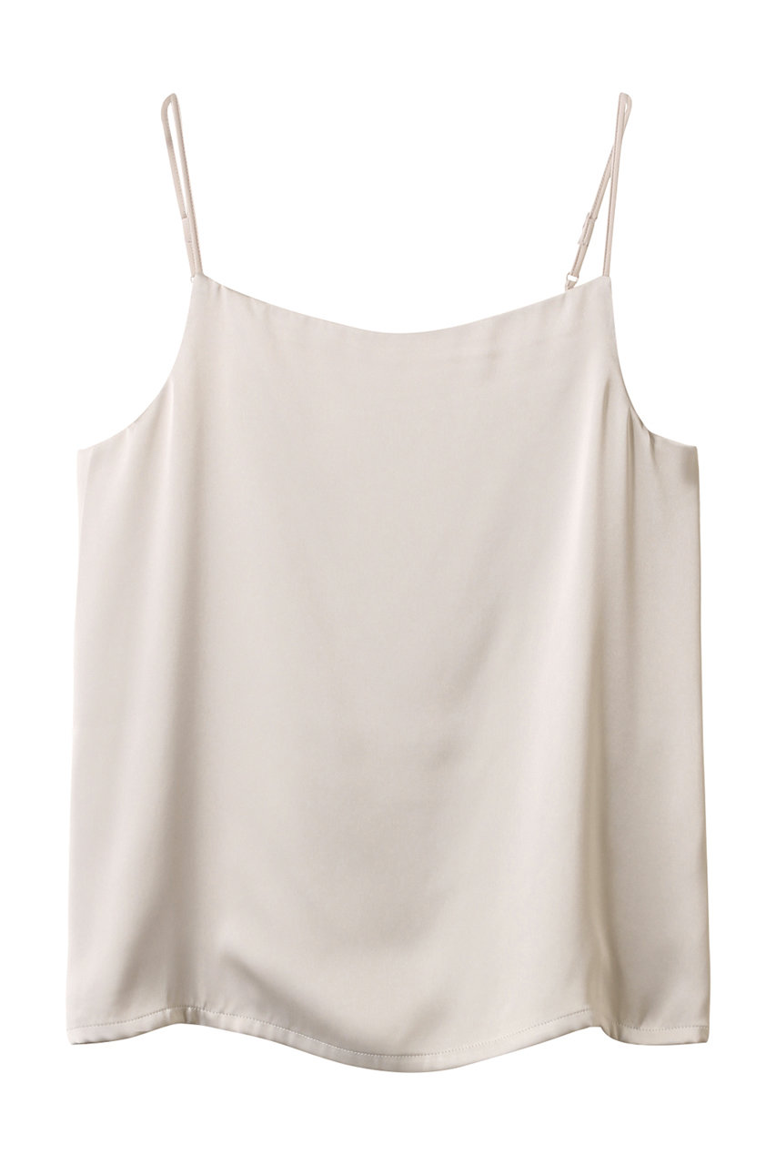 allureville 【Loulou Willoughby】サテンキャミソール A (ベージュ, 2) アルアバイル ELLE SHOP