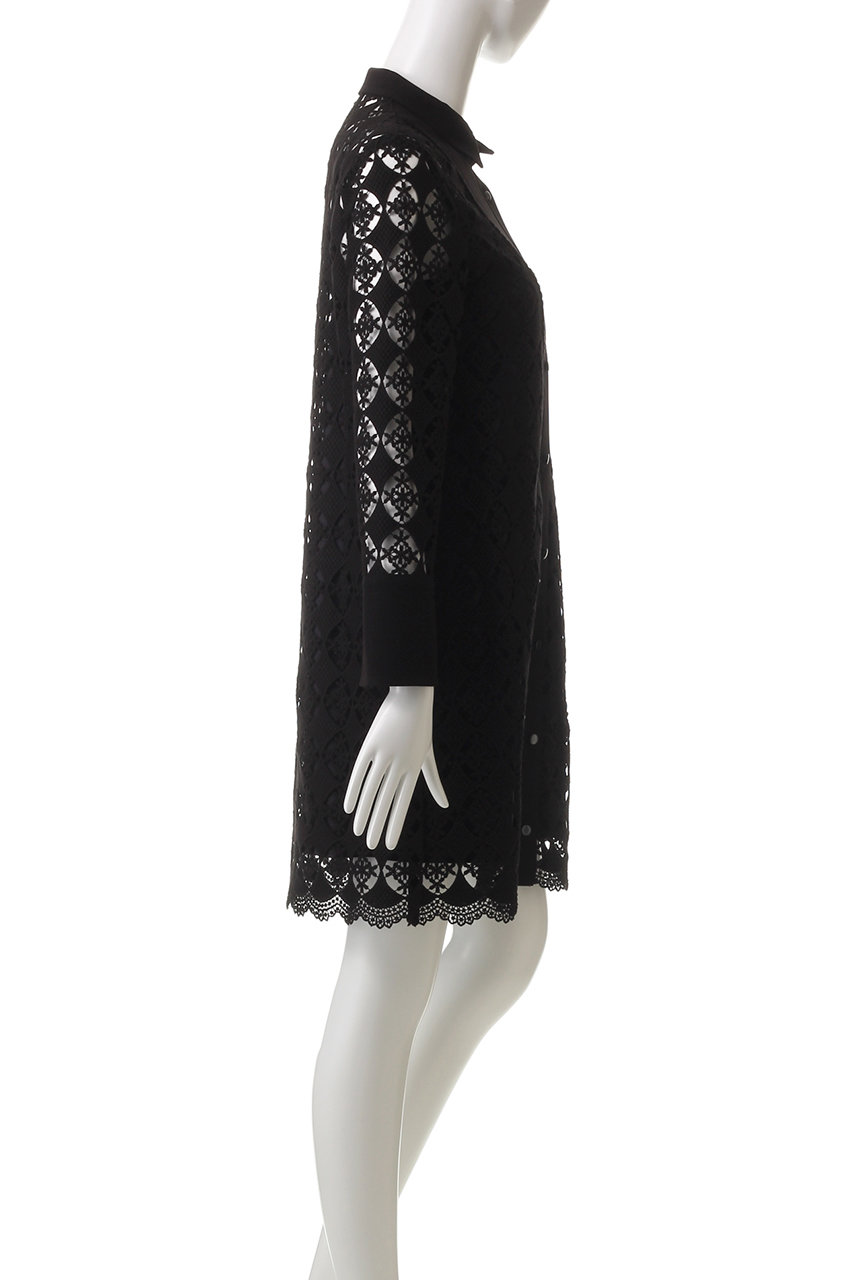 美品allureville アルアバイル ジョーゼットサファリポケットワンピース セール】 【LOULOU WILLOUGHBY】ジョーゼットタックワンピース