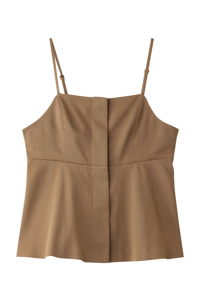 allureville デニムライクビスチェキャミ A (キャメル, F) アルアバイル ELLE SHOP allureville デニムライクビスチェキャミ A (キャメル, F) アルアバイル ELLE SHOP