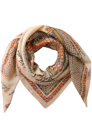 【美品】アルアバイル-allureville-チェックブークレストール フェイクフォックス2WAYストール | allureville (Women