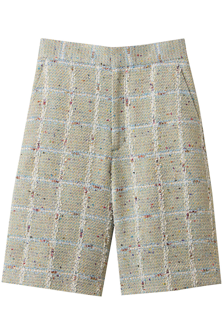allureville 【Loulou Willoughby】LINTONツイードハーフパンツ (ブルー系, 1) アルアバイル ELLE SHOP allureville 【Loulou Willoughby】LINTONツイードハーフパンツ (ブルー系, 1) アルアバイル ELLE SHOP
