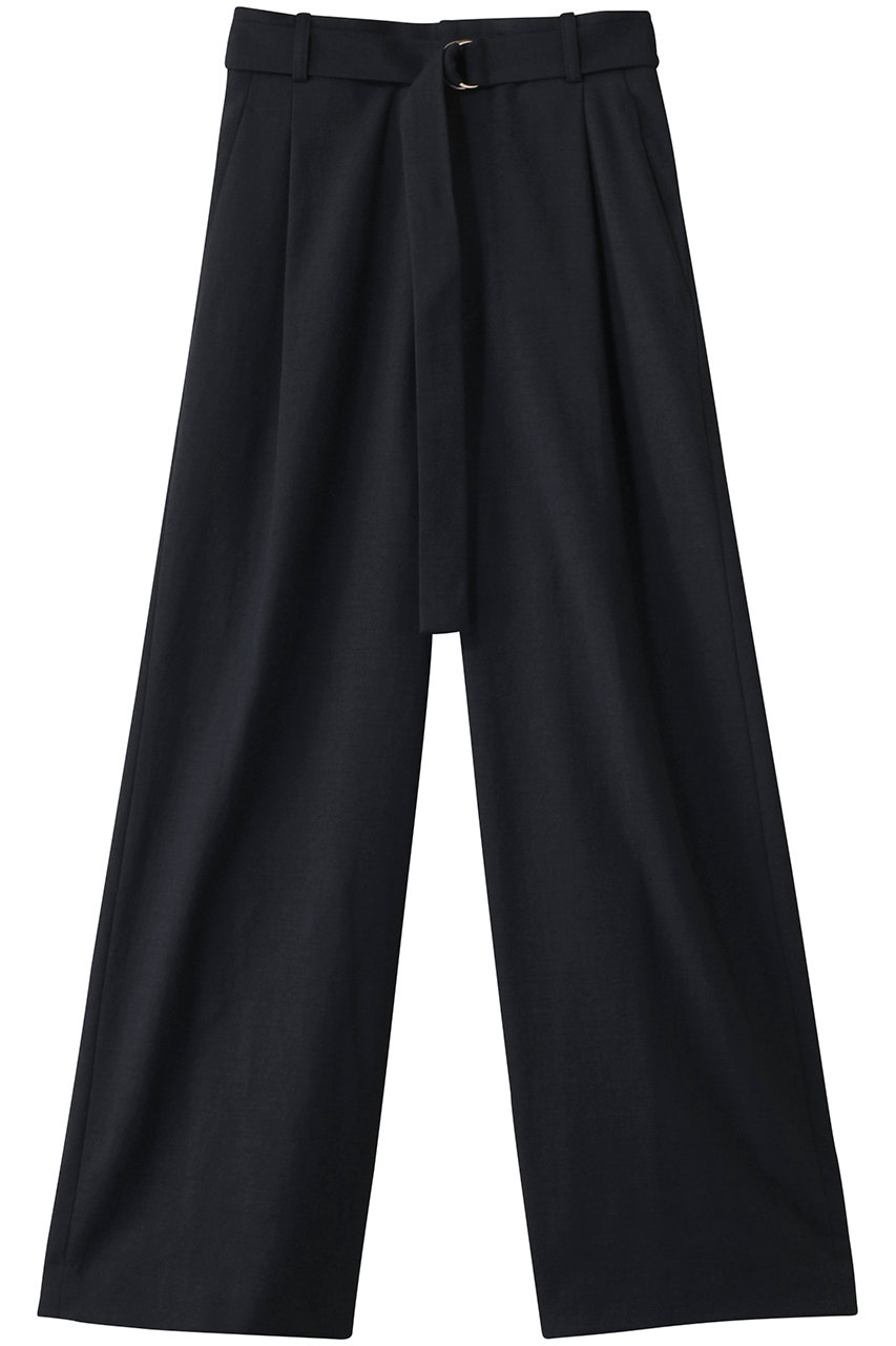 allureville シェルタリングタックワイドパンツ (ネイビー, 1) アルアバイル ELLE SHOP allureville シェルタリングタックワイドパンツ (ネイビー, 1) アルアバイル ELLE SHOP