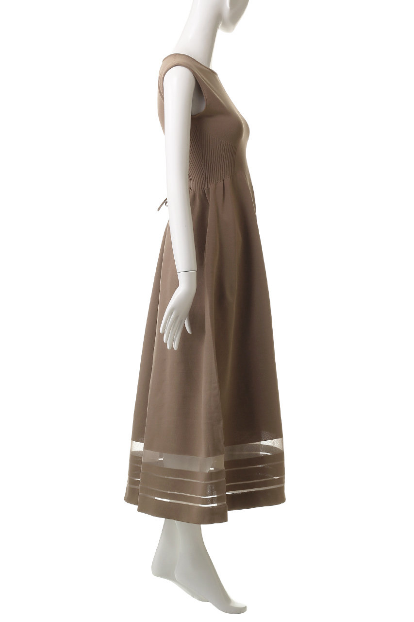 allureville(アルアバイル)｜ウエストマークリブワンピース A